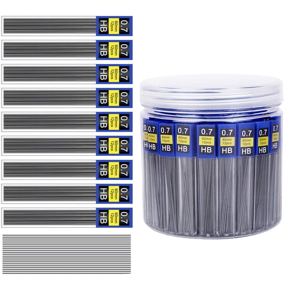 Recambios de plomo para lápices Morepack, 0,7 mm, HB 840 unidades