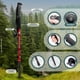 thumbnail image 3 of Baston de Trekking Antishock Rojo, 3 of 4