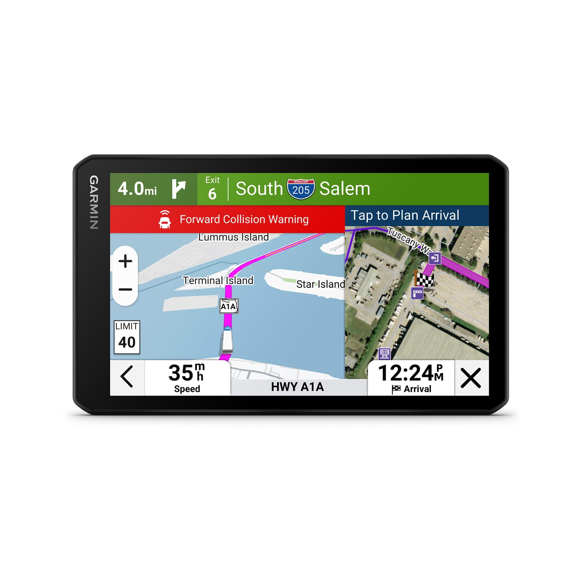 Navegador Gps Para Camiones Garmin Dēzlcam™ Otr725 7” Con Cámara De Tablero