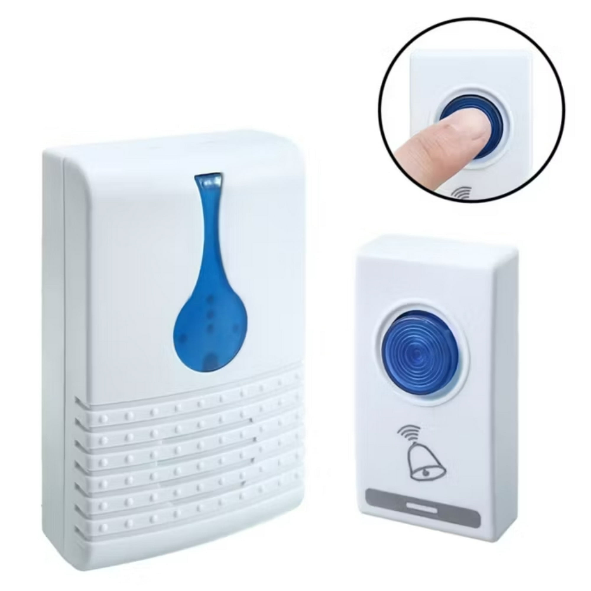 Genérico - Timbre Inalámbrico Exterior Portátil Portero Puerta 100m