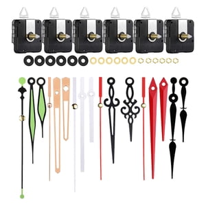 Bothyi - Juego De 6 Piezas De Reparación De Mecanismo De Movimiento De Reloj De Pared Diy, Mecanismo De Reloj Colgante, Eje De 20Mm, Rosca De 13Mm