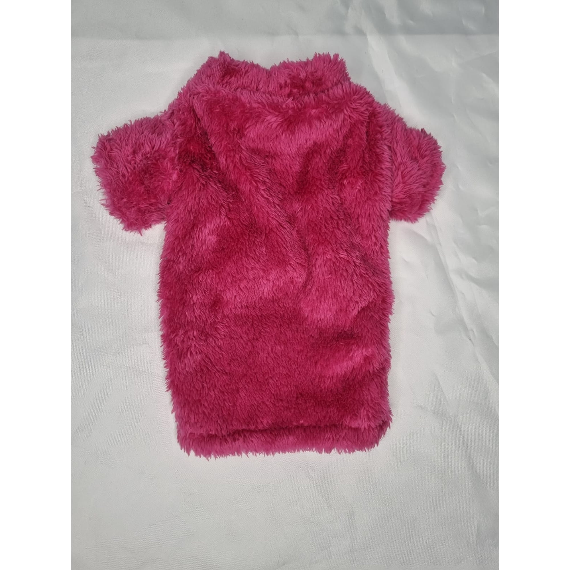 Polerón mascota cordero fucsia talla S