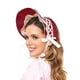 thumbnail image 3 of Sombrero de encaje estilo colonial pionero, gorra para el sol para disfraz de fiesta de té, accesorios de disfraz para mujer, 3 of 5