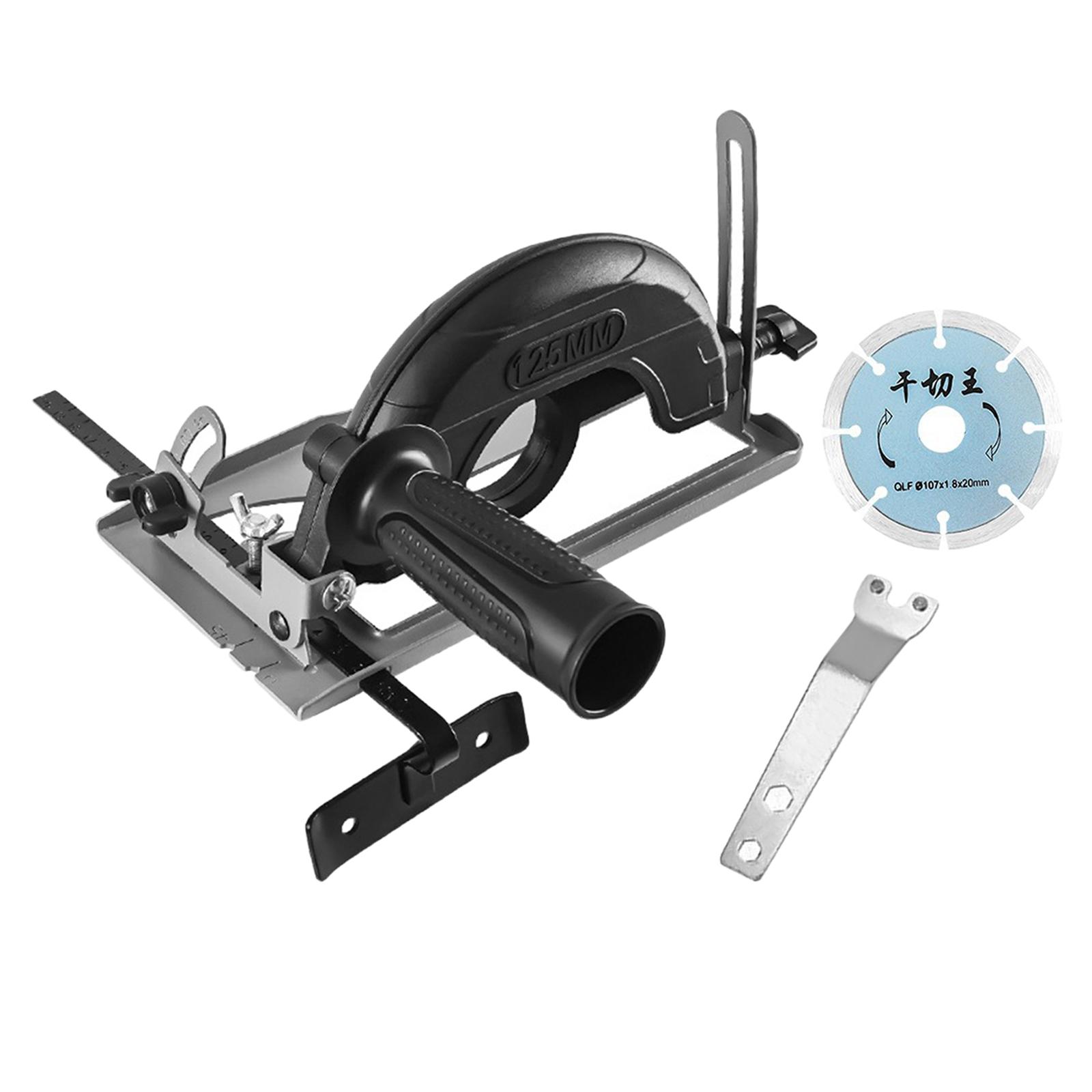 Magideal - Base De Máquina Pulidora De Colector De Corte De Cubierta De Polvo De Soporte De Ángulo Para Herramienta De Máquina De Corte De Ángulo #125 4 Piezas