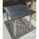thumbnail image 3 of Juego de comedor cuadrado 80 cm Terraza, Restaurante, exteriores 4 personas resistente al sol y agua Negro, 3 of 14