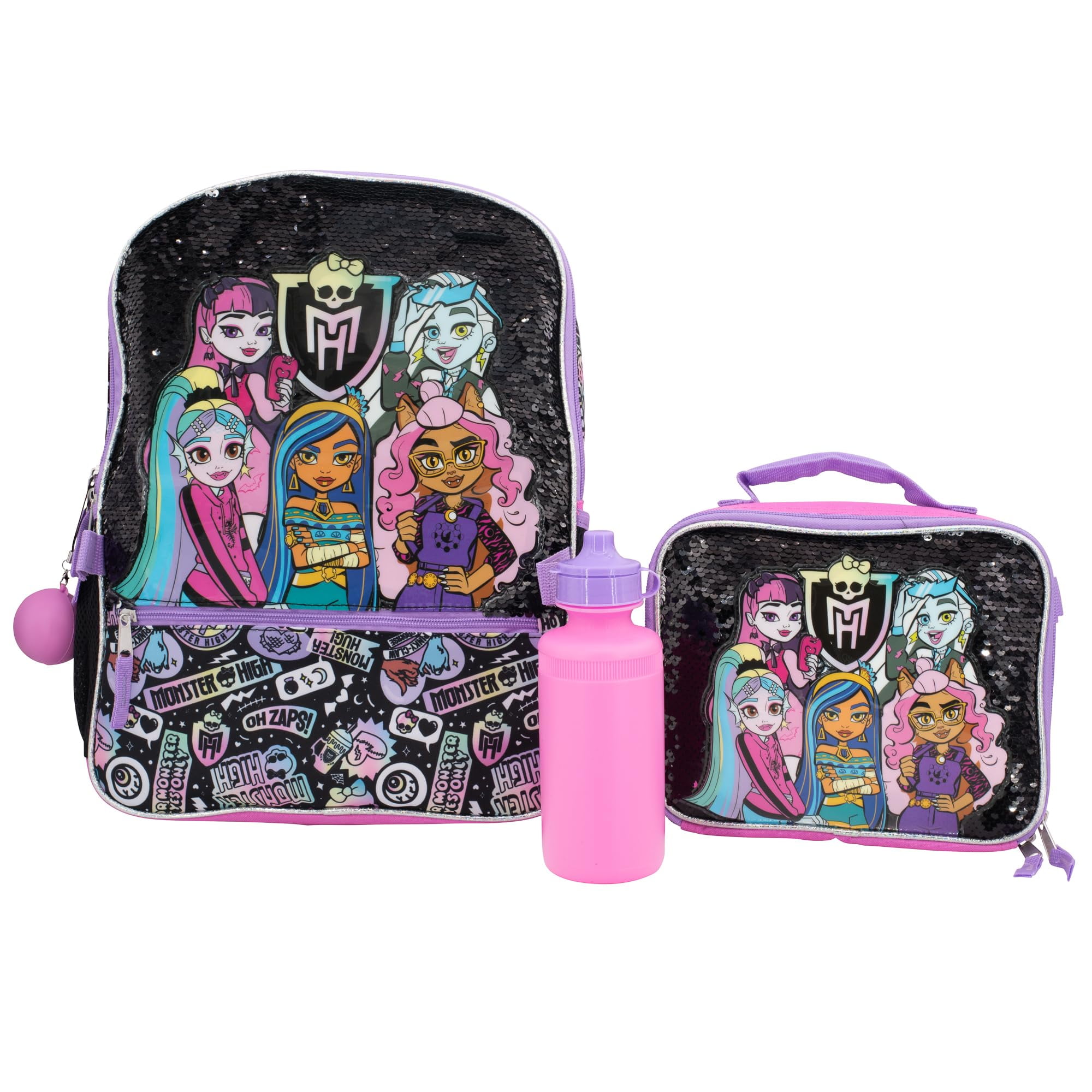 Set De Mochilas Ai Accessory Innovations Monster High 4 Piezas