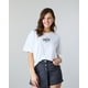 thumbnail image 1 of Polera Mujer Algodón Grafitti Blanco Relaxed Fit Polemic, 1 of 3
