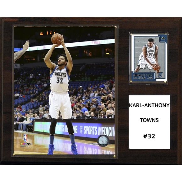 Placa C&I Collectables NBA Minnesota Timberwolves Karl-Anthony Towns