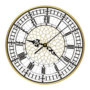 Bothyi - Reloj Big Ben Colgante Silencioso, Reloj Casero Sin Tictac, Reloj De Pared Acrílico