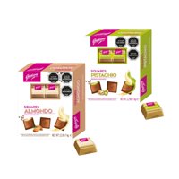 Goplana - Pack Chocolate Bombón Pistacho 1Kg + 1 Almendra 1Kg