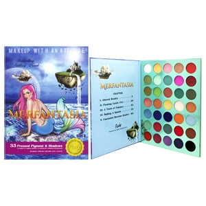 Rude Cosmetics - Merfantasia Paleta De Sombras De Ojos - Libro De Para Mujer - Sombra De Ojos