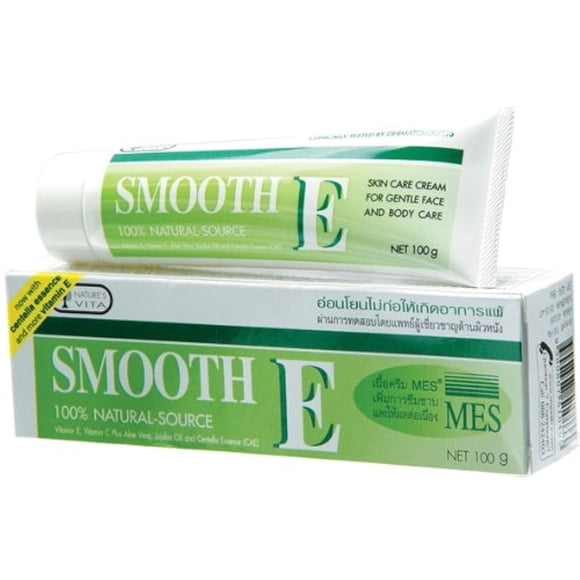 Crema Hidratante Suavizante Smooth E con Vitamina E y Aloe Vera 100 g