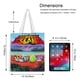 thumbnail image 5 of Angry Birds Mystery Island Bolso de tela con estampado de lienzo para mujer, bolsa de compras reutilizable y estética, con cremallera interior, regalo para mujer,38*45cm., 5 of 6