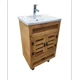 thumbnail image 2 of Mueble Vanitorio 50x40 cm Rustico Con Lavamanos Y Grifería ¡Listo para Instalar!, 2 of 6