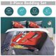 thumbnail image 3 of Cars Lightning McQueen Boys 3 Piece Bedding with 1 Duvet Cover And 2 Pillowcases Queen Bed Sheets, 3 of 5