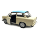 thumbnail image 3 of Auto Trabant 601 escala 1:34 techo celeste beige, 3 of 3