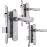 Pack Cerradura Embutida Futura Poli B40 Dormitorio