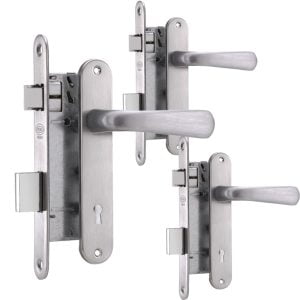 Pack Cerradura Embutida Futura Poli B40 Dormitorio