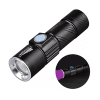 Genérico - Linterna Uv Ultravioleta Led Recargable Usb Detector Billete
