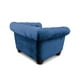 thumbnail image 3 of Sofa Florencia 1C Tela Velvet Azul Petroleo, 3 of 4
