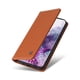 thumbnail image 2 of Funda Billetera de Cuero para Samsung Galaxy S20 con Tarjetero y Soporte - Tapa Magnética Marrón, 2 of 6