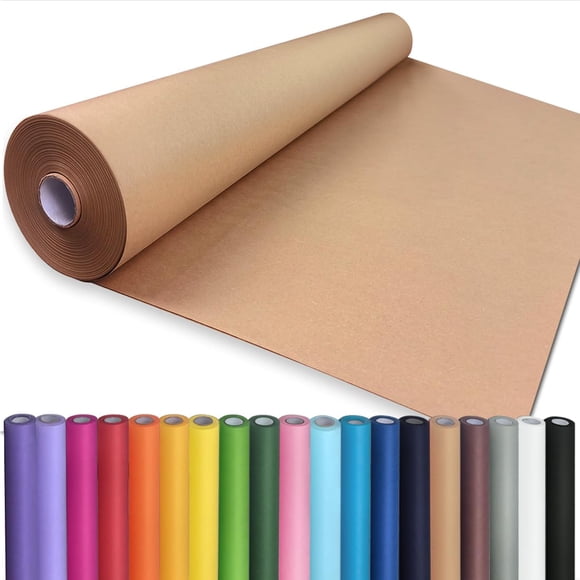 Rollo de papel kraft PerkHomy 24 x 60 cm (200') color café, 70 g/m², 50 lb
