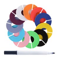 Magideal - Separador De Perchas, Divisores De Armario Para Guardería, Divisores De Tamaño De Ropa Para Tienda, Tienda De Tela, Clasificación De Ropa, Boutiques 11 Uds.