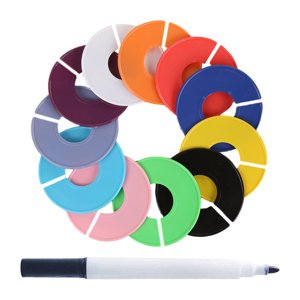 Magideal - Separador De Perchas, Divisores De Armario Para Guardería, Divisores De Tamaño De Ropa Para Tienda, Tienda De Tela, Clasificación De Ropa, Boutiques 11 Uds.