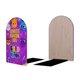 thumbnail image 2 of Bolofofos Sujetalibros decorativos temáticos, tope para estantería con base antideslizante, uso dual para hogar y oficina - 2 piezas, 2 of 6