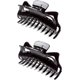 thumbnail image 1 of Pinzas para el pelo grandes de 5,5 pulgadas, de plástico y cristal, para mujer, paquete de dos (negro), 1 of 2
