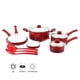 thumbnail image 1 of Batería de Cocina Aluminio Rojo 12 Piezas, 1 of 3