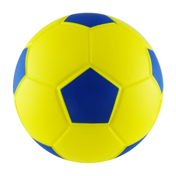 Balon Esponja Pu. Futbol 8"  Amarillo-Azul