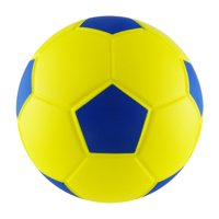 Uk Time - Balon Esponja Pu. Futbol 8"" Amarillo-Azul