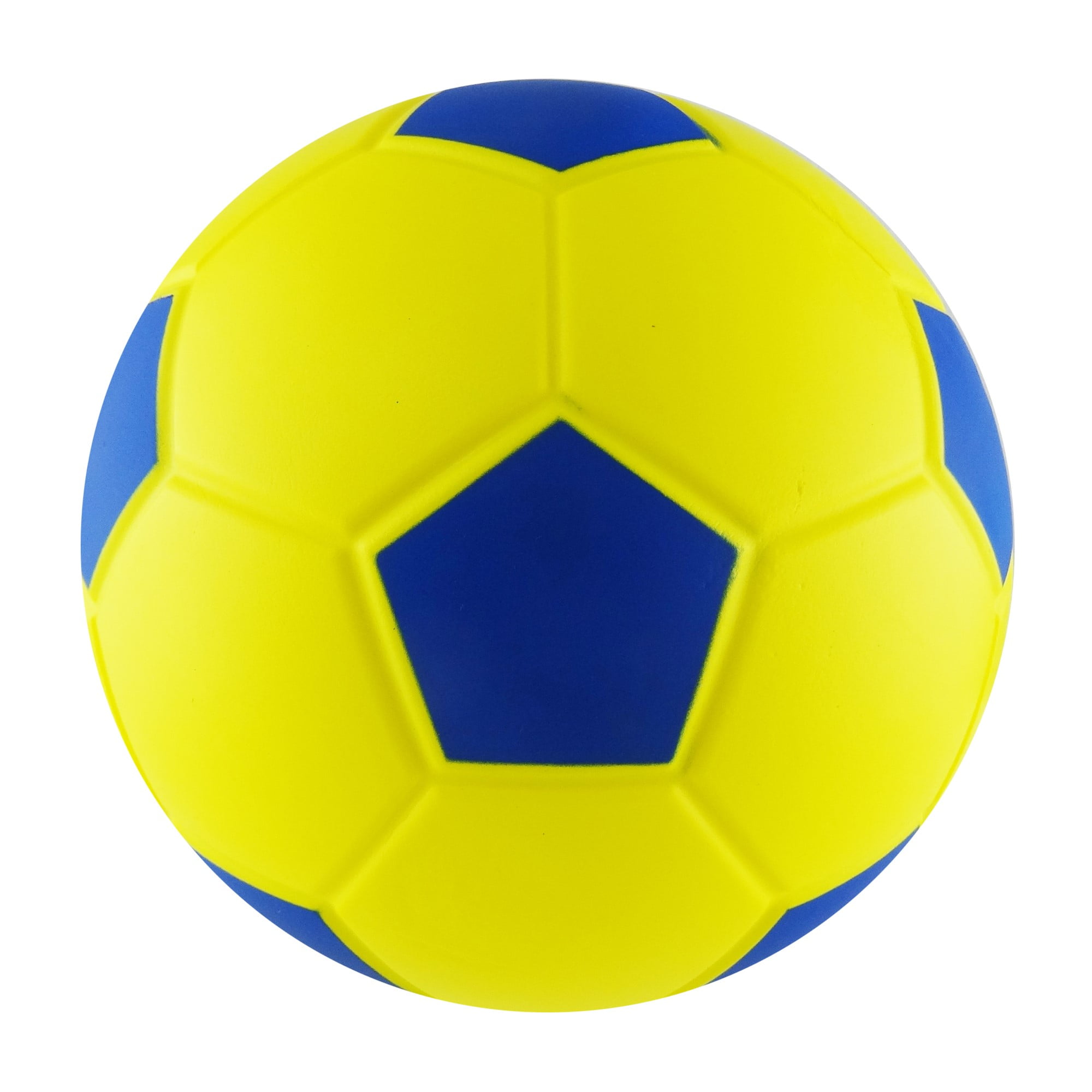 Uk Time - Balon Esponja Pu. Futbol 8" Amarillo-azul