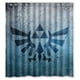 thumbnail image 1 of Cortina de ducha Triforce Legend of Zelda con ganchos (167 x 183 cm), 1 of 3