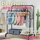 thumbnail image 2 of Perchero Organizador Colgante de Ropa Doble Barra Tendedero Acero, 2 of 8