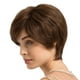 thumbnail image 2 of Peluca Marrón Corta Cabello Humano, 2 of 3