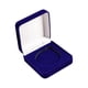 thumbnail image 4 of Caja de almacenamiento de desafío para monedas de colección, caja de presentación, caja de joyería, exhibición de monedas con material cubierto de ter Azul, 4 of 5