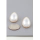 thumbnail image 1 of Pendientes Fashnzfab Modestos De Perla En Forma De Lágrima Dorado, 1 of 3