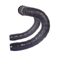 Magideal - Cintas Blandas Para Manillar De , 2 Uds., Agujeros Transpirables, Antivibración Tapones Para Extremos De Barra, Cinta Para Barra De , Negro