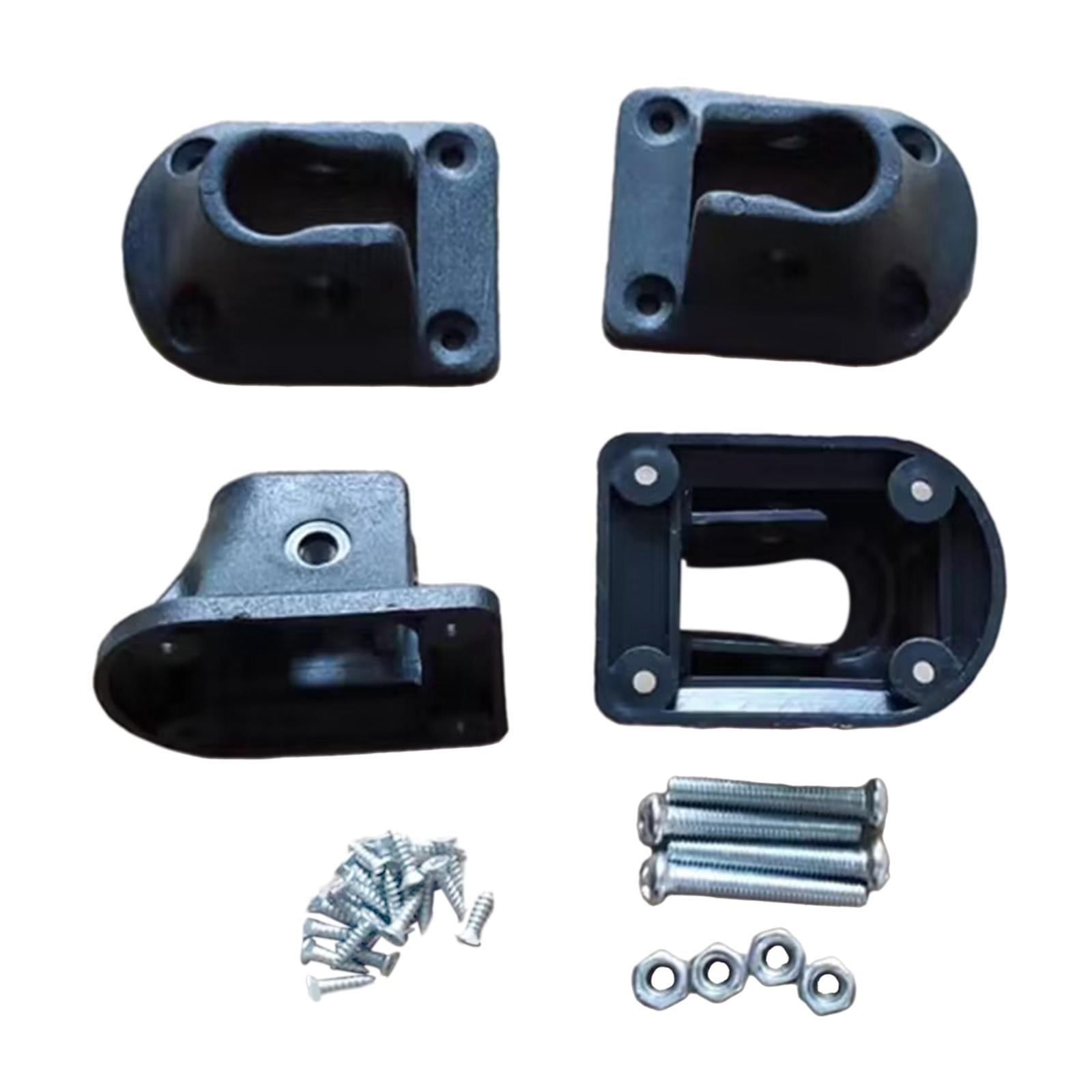 Bothyi - 4x Soportes Para Patas De Mesa Plegables, Reparación Duradera, Estante De Bloqueo Para Patas De Mesa De Cama De Lectura Con Tornillos