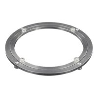 Magideal - Cojinete Giratorio Para Plato Giratorio, Rodamiento Giratorio Para Plato Giratorio, Artesanía De Aleación De Aluminio Para Bricolaje, Placa Giratoria, 10 Pulgadas
