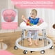 thumbnail image 5 of Andador para bebé Wnttmt plegable, ajustable, rosa con freno, 5 of 8