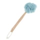 thumbnail image 2 of mango largo ducha puff puf esponja exfoliating malla cepillo scrubber azul, 2 of 5