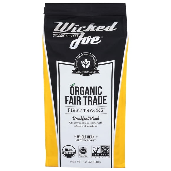 Café en grano Wicked Joe Breakfast Blend 340 g orgánico