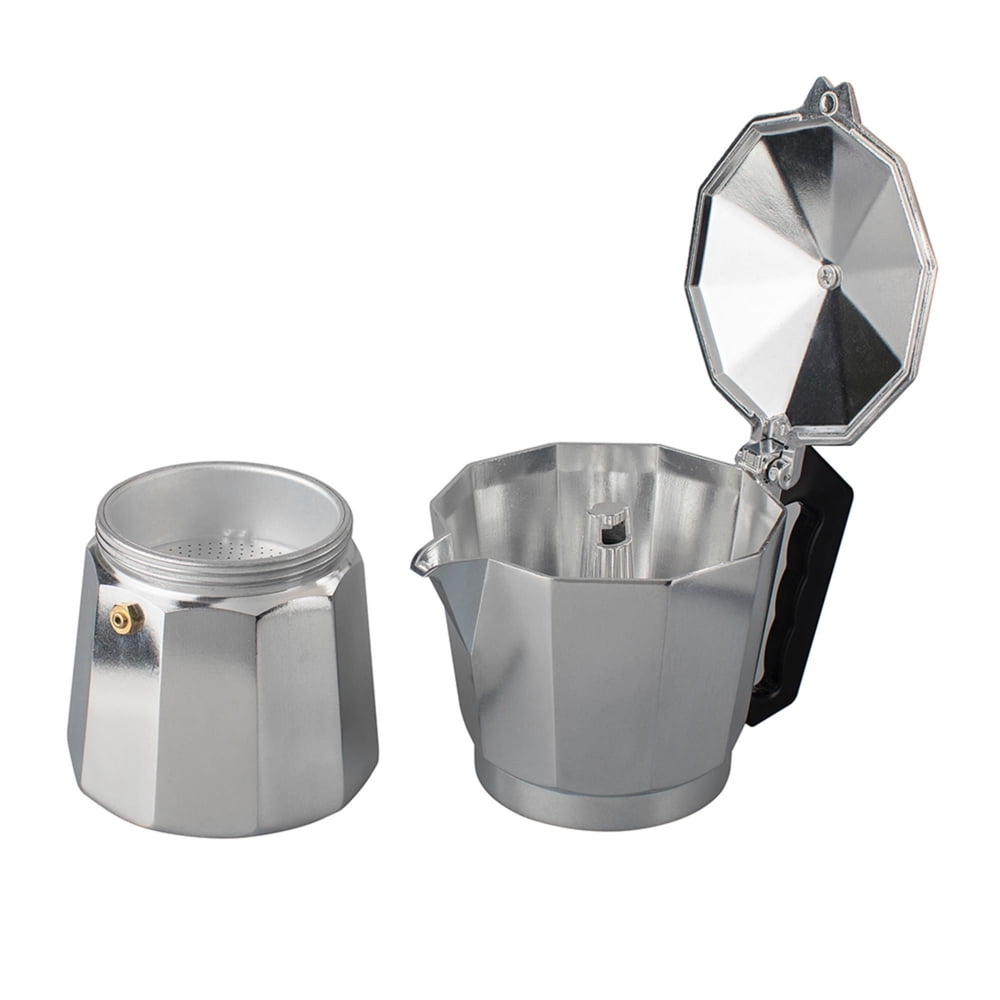 Mainstays Cafetera Italiana 450 ml Plateado, foto 5
