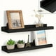 thumbnail image 2 of Repisa Flotante Modelo Corchete 150cm Negro, 2 of 2
