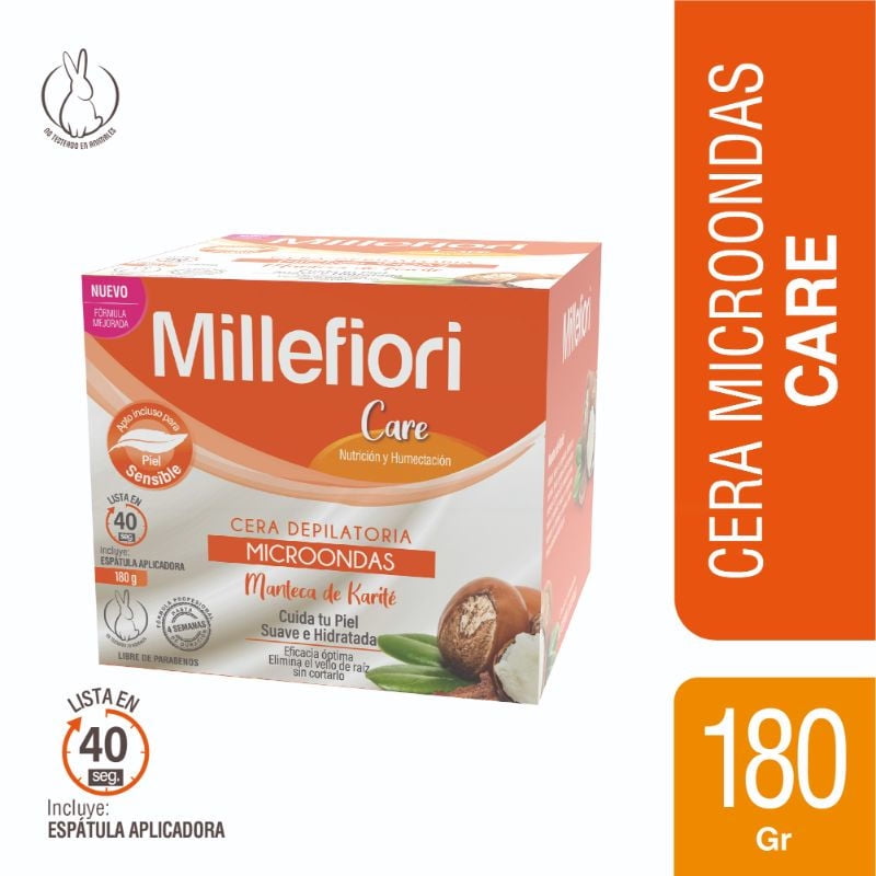 Cera Depilatoria Perlas Para Microondas 180 g Millefiori
