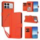thumbnail image 2 of Funda Cartera Trébol para Xiaomi Poco F8 Pro con Ranuras Tarjetas y Carga Inalámbrica Naranja, 2 of 6