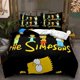 thumbnail image 1 of x769 Bed SheetsThe Simpsons Bedding Sets,Anime Bart-Lisa Cover Sets,Cute Bed Quilt Covers Pillowcases Bedroom for Children and adults 3-Piece Bedding Set (1 Duvet Cover + 2 Pillow Shams) nj769, 1 of 5